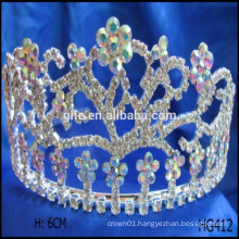 Flower pageant crowns happy new year christmas tiaras prince crown suitcase